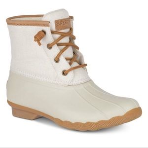 sperry boots tan